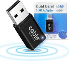 2.4/5.8 GHz Dual Band USB WiFi Stick, 1300Mbps WiFi Antenna, Plug and Play, Wireless Network Adapter for PC/Desktop/Tablet/Laptop, Compatible with Windows, Mac OS X from 10.9 to 10.15