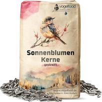 20 kg saulėgrąžų sėklų, dryžuotų, skirtų laukiniams paukščiams, paukščių lesalas