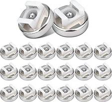 20 Stück Magnetische Kabelbinderhalterungen, 20mm Basis, stärkerer Magnet, Mehrzweck-Kabelhalter, Organizer, Drahtmanagement-Basis für Zuhause, Büro, Marine, elektrische Verkabelung (20 mm für 11kg)