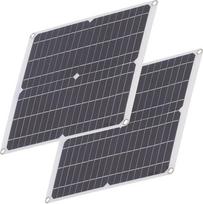20 V saulės energijos įkrovimo reguliatorius, 2 vnt. 25 W saulės baterijų rinkinys, puikiai tinka kempingui ir mobiliems vartotojams