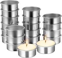 20 vnt. rinkinys: metaliniai žvakidės su 45 mm įdėklu – mažos sidabrinės žvakidės – geležiniai žvakidės – tušti žvakių indai, skirti „pasidaryk pats“ projektams, vestuvėms, Kalėdoms ir namų dekoravimui