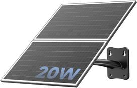 20 W saulės baterija, skirta lauko baterijinei stebėjimo kamerai, su „Type-C“ sąsaja, skirta saulės energija maitinamai IP kamerai