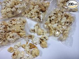 200 maišelių po 8 g (1,60 kg) Popkornai, Hany's Popcorn, Kino, Saldūs, Saldūs, Video, DVD, Karnavalas, Karnavalas