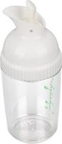 200 ml salotų padažo plaktuvas, sandarus indas su dangčiu, skirtas naudoti virtuvėje, baltas, puikiai tinka padažams, aliejams, actui, prieskoniams (WHITE)