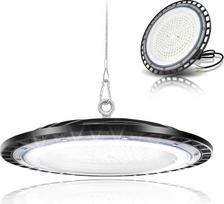 200 W LED salės prožektorius, 20000 LM UFO LED High Bay Light 6500 K UFO LED pramonės lempos dirbtuvių lempa IP65 vandeniui atspari High Bay Light gamykloms, garažams, sandėliams (1 pakuotė)