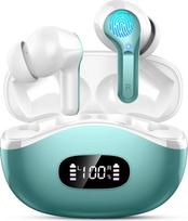 2026 belaidės „Bluetooth 5.4“ ausinės, „Hi-Fi“ stereo, gilus bosas