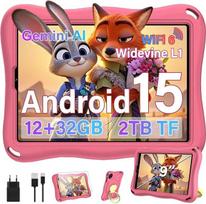 2026 m. 9 colių planšetinis kompiuteris su „Android 15“, aštuonių branduolių procesoriumi, 32GB ROM + 2 TB TF | 5G + 2,4 GHz „Wi-Fi“ | GMS | „Bluetooth 5.0“ | 8 MP + 5 MP | 1340 × 800 | su „Eva“ dėklu, rožinis