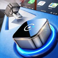 2026 m. atnaujintas belaidis „CarPlay“ adapteris, juodos spalvos
