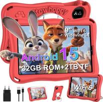 2026 m. planšetinis kompiuteris su „Android 15“, aštuonių branduolių procesoriumi, 9 colių ekranu, 32GB ROM + TF kortelės lizdas iki 2 TB, 5G, „Wi-Fi“, „Widevine L1“, GPS, „Face ID“, 8 MP + 5 MP kameros, 5000 mAh baterija, 1340 x 800, „Bluetooth“ 5.0, pl