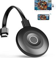 2027 belaidis HDMI adapteris 4K televizoriui, 2,4/5 GHz, itin mažas vėlavimas, „Miracast“ Wi-Fi HDMI belaidis adapteris, „AirPlay“ adapteris, belaidis vaizdo ir garso atvaizdavimas iš telefono (iOS, „Android“ planšetės), DLNA, „Mac“, kompiuterio į televiz