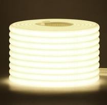 220 V COB LED neoninė juosta, 15 m, natūrali balta spalva, 4000 K, galima karpyti, atspari vandeniui ir lanksti, „pasidaryk pats“ stiliaus, idealiai tinka miegamųjų, svetainių, žaidimų kambarių, virtuvių ir