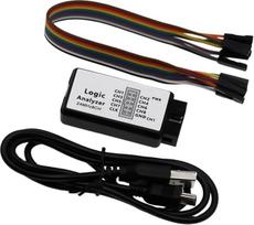 24 MHz USB loginis analizatorius su 8 įėjimų kanalais, tinkamas grandinių bandymams laboratorijose ir USB loginių analizatorių mokomiesiems bandymams