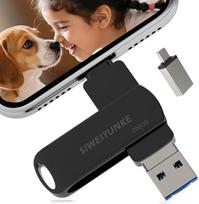 256GB USB atmintinė telefonui, „4 in 1“ atmintinė, „Photo Stick 3.0“, išorinė atmintinė nuotraukoms ir vaizdo įrašams, greitas duomenų perdavimas, USB atmintinė, skirta mobiliajam telefonui / „iOS“ / „Android“ / planšetiniam kompiuteriui / nešiojamajam k