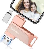 256GB USB atmintinė telefonui, „Levida“ atmintinė, „Photo Stick“, išorinė atmintinė „4 in 1“, „Photo Stick 3.0“, atmintinė mobiliajam telefonui, „iOS“, „Android“, planšetiniam kompiuteriui, nešiojamajam kompiuteriui, stacionariam kompiuteriui (mobilioji