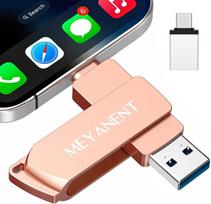 256GB USB atmintukas su telefono funkcija, išorinė atmintis, atsarginės kopijos kūrimas vienu paspaudimu naudojant programėlę | „3-in-1“ USB atmintukas, suderinamas su telefonais, „Android“ ir kompiuteriais, skirtas lengvai kurti nuotraukų ir vaizdo įraš