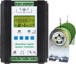 2800 W vėjo ir saulės energijos hibridinis įkrovimo reguliatorius, 12 V/24 V MPPT įkrovimo reguliatorius, skirtas 1200 W vėjo ir 1600 W saulės baterijų sistemai, su galios stiprinimo ir iškrovimo apkrovos funkcijomis, 24 V