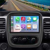 2G + 64G automobilinis radijas "Opel Vivaro B"/"Renault Trafic"/"Fiat Talento"/"Nissan NV300" - belaidis "Carplay" ir "Android Car", 9 colių jutiklinis ekranas HiFi/GPS/FM/BT/USB/Canbus