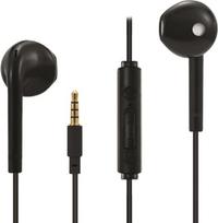 2GO ausinės stereofoninės ausinės "In-Ear" komfortiškos 3,5 mm stereofoninis lizdas Daugiafunkcinis mygtukas Dinamiški bosai juodos spalvos