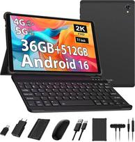 2K planšetinis kompiuteris, 10,4 colio, „Android 15“, 36GB RAM + 256GB ROM (2 TB TF), planšetinis kompiuteris, aštuonių branduolių procesorius, „INCELL“ 2000 x 1200, 8000 mAh, 5G, „Wi-Fi“, 13 MP + 8 MP, GPS, planšetinio kompiuterio klaviatūra ir kt. (ju