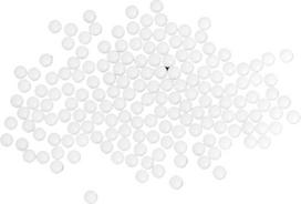 3 175 mm skersmens „Delrin“ polioximetileno (POM) plastikiniai rutuliai, skirti rutulinėms sklendėms ir mažoms apkrovoms (1 000 vnt.)