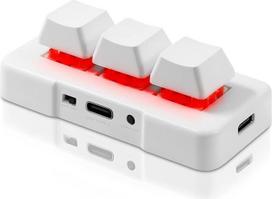 3 mygtukų mini klaviatūra, belaidė USB „2-in-1“ mechaninė žaidimų klaviatūra su sparčiaisiais klavišais ir individualiai pritaikoma programa, su RGB LED apšvietimu, skirta žaidimams, „OSU“ ir biuro darbui