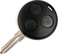 3 mygtukų nuotolinio valdymo pultelio korpusas ir peilis, skirtas SMART ROADSTER FORTWO