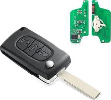 3 mygtukų nuotolinio valdymo pultelio korpusas, suderinamas su „Peugeot“ 207, 307, 308, 407, 607 ir „Citroën“ C2, C3, C4 modeliais; CE0523; 433 MHz nuotolinio valdymo pultelis, skirtas ID46 (PCF7941) mikroschemai (Signal Ask Blade HU83) | 3 mygtukų nuotol