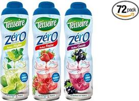 3 sirupai be cukraus Mojito braškių juodųjų serbentų 3 x 0,6 l