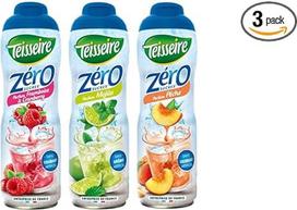 3 sirupai be cukraus Aviečių / spanguolių Mojito Persikų 3 x 0,6 l