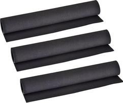 3 vnt. EVA putų plokščių, ritinys 35 cm x 100 cm, 1 mm storio putų plokštės rankdarbiams ir savarankiškam modelių konstravimui – baltos/juodos (Black)