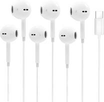3 vnt. USB-C ausinių rinkinys, skirtas „iPhone 17/16/15“; laidinės „Type-C“ ausinės su mikrofonu ir garsumo reguliatoriumi, triukšmo slopinimo funkcija; suderinamos su „Samsung Galaxy S23“, „S22“, „S21“, „S20“, „iPhone 15/16/Pro“ ir „Google Pixel“