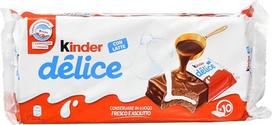 3 vnt. „Ferrero Delice“ sausainių torto batonėlių vaikams su šokoladu, kakava ir pienu, 420 g