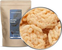 3 x 100 g ryžių krekerių Risotto krekeriai Classic su prieskoniais, traškūs, mažai riebalų, vegetariški, veganiški, be laktozės