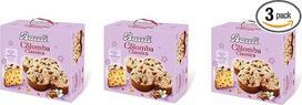 3 x Bauli La Colomba Classica Velykų pyragas su cukruotais apelsinais 1 kg Kepimo produktas Itališkos tradicijos velykinis balandis