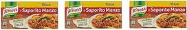 3 x „Knorr Dado Saporito Manzo Brodo“ – skanūs jautienos sriubos kubeliai, sultinys, 10 vnt.