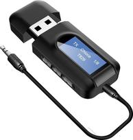 3,5 mm USB „Bluetooth“ adapteris, skirtas prijungti ausines prie televizoriaus
