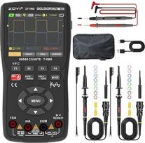 3-in-1 didelio tikslumo multimetras-osciloskopas, 50 MHz pralaidumas, dviejų kanalų osciloskopas, 66 000 skaičių, multimetras, 10 MHz DDS generatorius, skirtas automobilių elektros sistemų remontui (ZT-706S)