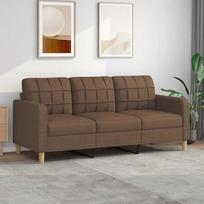3-jų šveicarų sofa Braun 180 cm Stoff Couch mit Ausgezeichneten Platz zum Plaudern und Fernsehen