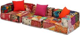 3-vietė modulinė universali sofa-lova, 200 x 70 x 58 cm, sofa-lova su šezlongu, moduliniai blokai, kuriuos galima derinti įvairiais būdais