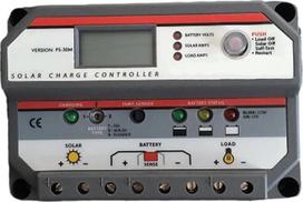 30 A, 12/24 V saulės energijos įkrovimo reguliatorius, skirtas PWM, su LCD ekranu Saulės energijos įkrovimo reguliatorius