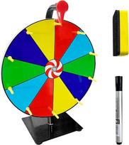 30 cm laimės ratas, skirtas sukimo stalui Sukimo prizų ratas su sausu trintuku ir žymekliu 10 Solts Lucky Wheel Party Win Wheel žaidimų priedai