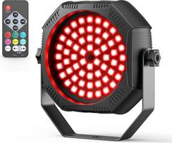 30 W „Mini RGBW“ baterijinis 60 LED „Par“ šviestuvas su nuotolinio valdymo pultu, įkraunama baterija, scenos šviestuvas, stroboskopinis šviestuvas su balso valdymu, automatiniu režimu, diskotekos šviestuvas, skirtas DJ vakarėliams, gimtadieniams ir kambar