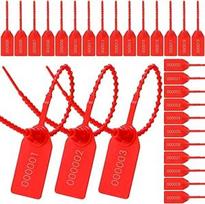 300 vnt. plastikinių tamperio plombų, numeruotų kabelių kaklaraiščių, saugumo etikečių, saugos plombų, vienkartinių savaime užsifiksuojančių ženklų, 250 mm