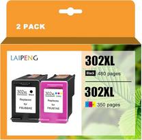 302XL 302 XL atkurtos kasetės, skirtos HP Envy 4520 4522 4524 4525 4527 Officejet 3830 3831 3833 5220 5230 DeskJet 1110 2130 3630 3636 3636 30 638 638639 Spausdintuvui, 4 spalvų daugiapakopė pakuotė