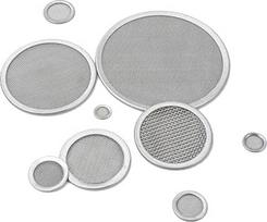 304 nerūdijančio plieno vielos tinklinis filtravimo diskas, apvalus sietas, 6 mm, 50 mesh, 10 vnt. (60 mm x 10 mikronų x 10 vnt.)