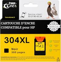 304XL wiederaufbereitete Tintenpatronen, Ersatz für HP 304 für Envy 5032 5030 5020 5010 DeskJet 2620 2622 2630 2632 2633 2634 3720 3730 3733 3735 3735 3735 304 750 3 kg. 760 3762 (Schwarz)