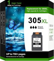 305 XL rašalo kasetė, suderinama su „HP 305 Black“, 1 vnt. pakuotė