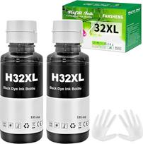 31 32XL rašalas, suderinamas su HP 31 32XL rašalo buteliukais, skirtais "Smart Tank" talpyklai 5105 7005 7006 7305 7306 7306 7605 "Smart Tank Plus" 315 319 455 515 (2 pakuotės, "Nerox2")
