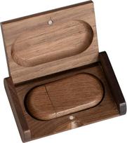 32GB medinė USB atmintinė „USB 3.0“ su riešutmedžio dėžute nuotraukoms saugoti. „TATMOHIK“ duomenų saugojimo medinė atmintinė, skirta gimtadieniui, vestuvėms ar kitoms šventėms