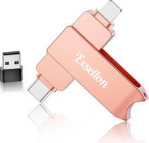 32GB USB atmintinė, nereikia jokios programėlės – išsaugokite nuotraukas ir vaizdo įrašus, sutaupykite atminties vietos mobiliajame telefone, planšetėje, „Android“ įrenginyje ir kompiuteryje